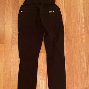7 for all Man Kind, size 28 MATERNITY secret fit belly black skinny pants